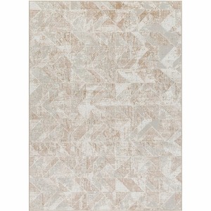 Hauteloom Gonca Gray Geometric Area Rug - 1 of 4