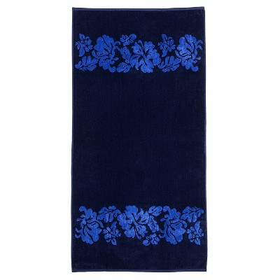 Fisherman Anchor Cotton Oversized 1-Piece Beach Towel Set by Blue Nile Mills