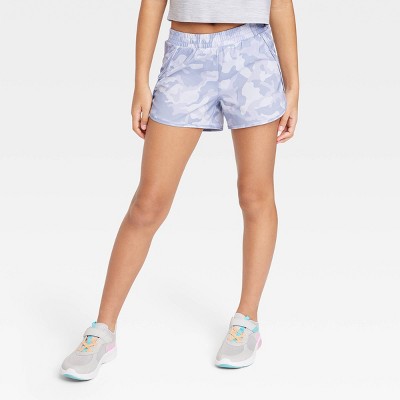 SHEIN Running Plus Camo Print 2 In 1 Sports Shorts