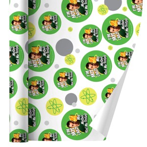 Big Bang Theory Sheldon Cooper Im Not Crazy Gift Wrap 30" x 72" - 1 of 4
