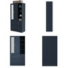 Famapy Navy Blue Wardrobe: Stylish Design with Mirror Door and Sliding Hanging Rod - 4 of 4