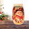 Stony Creek 5.25 In Delightful Snowman Pre-Lit Vase Carrot Nose Tophat Scarf Novelty Sculpture Lights - 2 of 4
