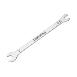 Unique Bargains 3cr13 Stainless Steel Chrome Plated Thin Metric Double Open-Ended Wrench - 1 of 4