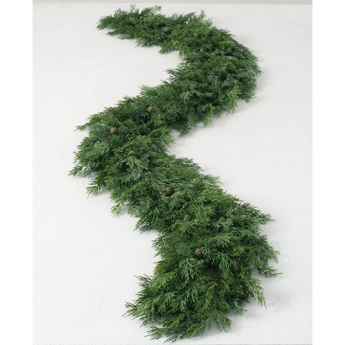 Sullivans Artificial Soft Touch Cedar Garland 80