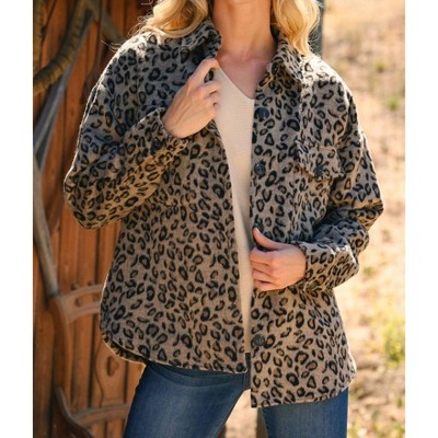 Women's Leopard Print Jacket - Jodifl