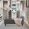 Arceso 51 Inch  Bedroom Bench，Fabric Upholstered Entryway Bench with Wooden Legs, Bench for Bedroom, Entryway, Living Room - 3 of 4