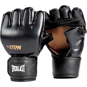 Everlast Titan MMA Hook and Loop Training Gloves - Black - 1 of 1