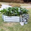 LuxenHome Galvanized Steel Hexagon Raised Garden Bed Planter - 2 of 4