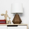 Wooden Table Lamp (Includes LED Light Bulb) - Cloud Island™ Brown - image 2 of 3