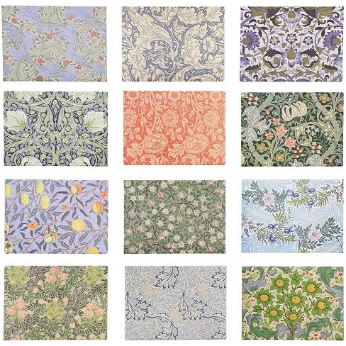 12 Pack William Morris Refrigerator Fridge Magnets Assorted Designs 3 5 X 2 5 Inches Each Target