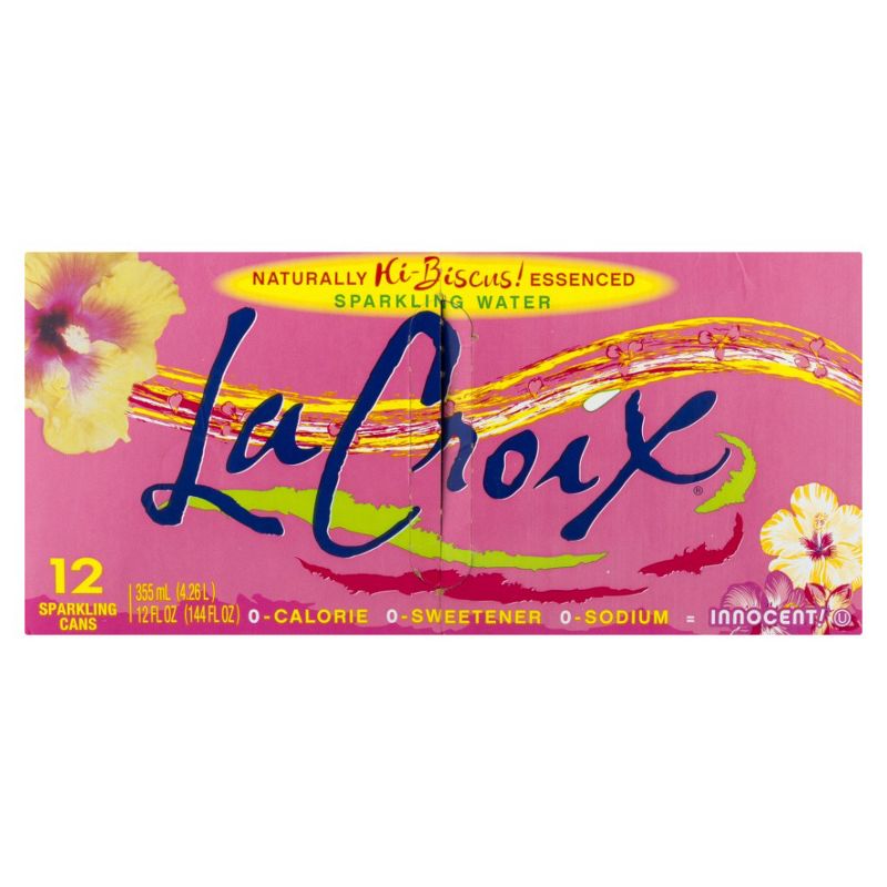 La Croix Hibiscus Sparkling Water - Case of 2/12 pack, 12 oz, 4 of 8