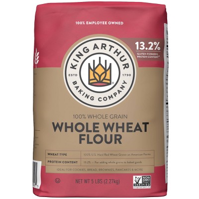 King Arthur Flour Whole Wheat Flour - 5lbs