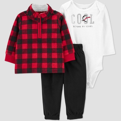 baby boy buffalo plaid pants