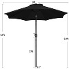 Yaheetech 9FT Outdoor Patio Umbrella with Crank and Push Button to Tilt - 3 of 4