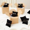 Juvale 12 Pack Velvet Bracelet Cushion Pillows for Watches and Bangles, Jewelry Display for Selling, Black, 3 x 3 In - 2 of 4