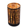 Northlight LED Lighted Forest Trees Glass Hurricane Fall Harvest Candle Decoration - 7.75" - 3 of 4