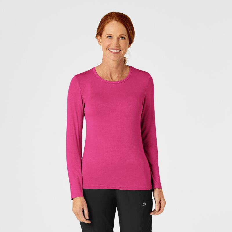 Wink Knits and Layers Women's Long Sleeve Silky Tee, 1 of 8