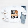 Simply Sage Market Women's Graphic Sweatshirt Game Madness Begin Basketball - 2 of 2