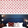 Tempaper & Co.® x Novogratz Painted Lips Removable Peel and Stick Wallpaper, Red Lips, 28 sq. ft. - image 3 of 4