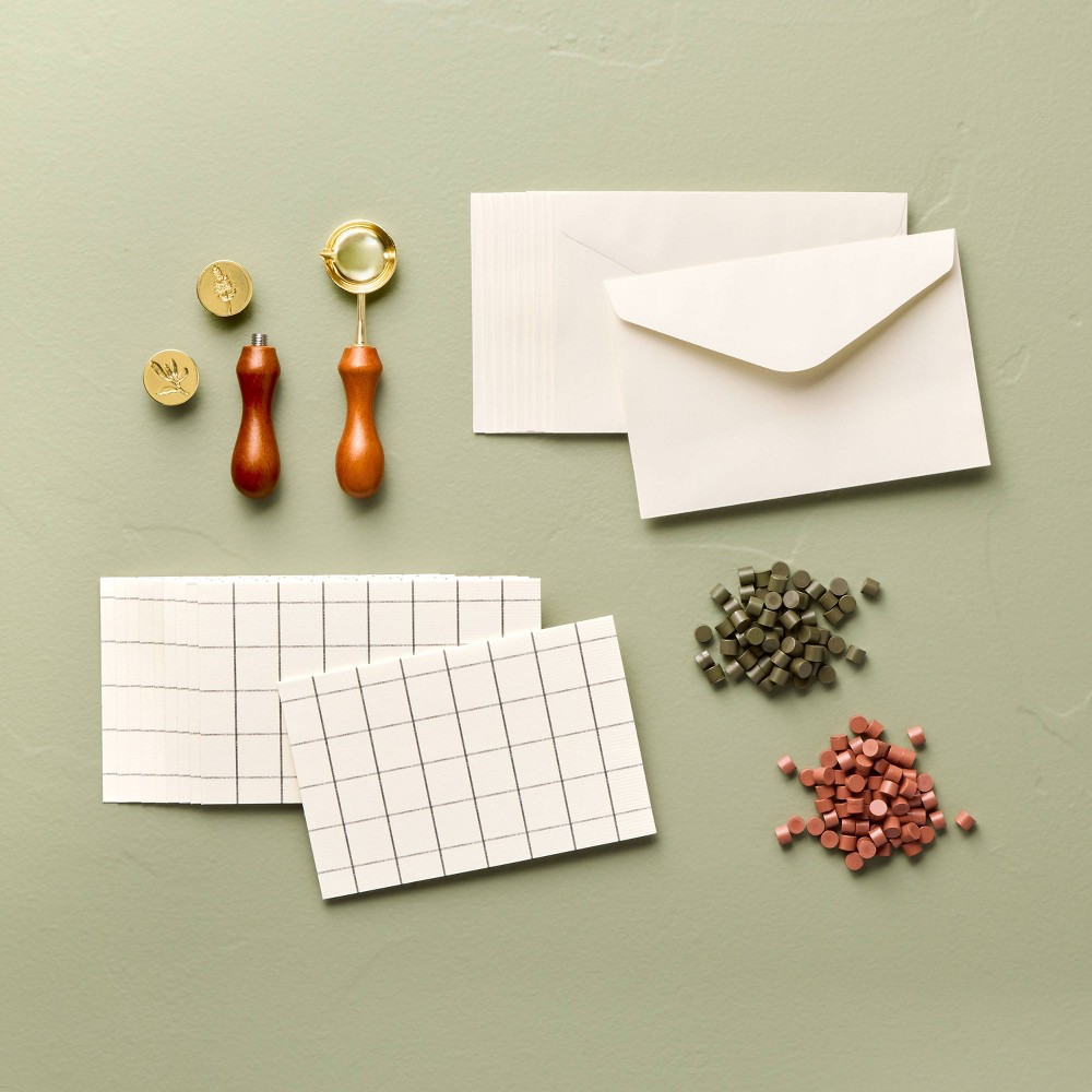 5pc Creative Spaces Wax Seal Kit - Hearth & Hand™ with Magnolia