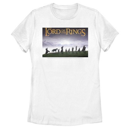 Women's The Lord of the Rings Fellowship of the Ring Movie Poster T-Shirt - image 1 of 4