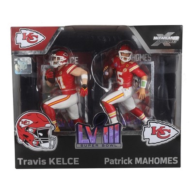NFL Chiefs Travis Kelce & Patrick Mahomes 7-Inch Figure Set