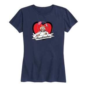 Women's - SpongeBob SquarePants - Heartbreaker Short Sleeve Graphic T-Shirt - 1 of 4