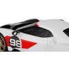 2021 Ford GT #98 White with Black Hood "Heritage Edition" 1/18 Model Car by Top Speed - 3 of 4