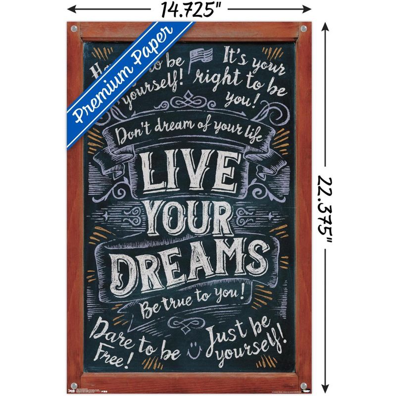 Trends International Live Your Dreams Unframed Wall Poster Prints, 3 of 7