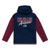 NHL Colorado Avalanche Girls' Faux Fur Long Sleeve Hooded Sweatshirt - 2 of 3