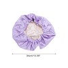 Unique Bargains Women Reusable Shower Cap for Bathroom Hotel 1 Pc - 2 of 4