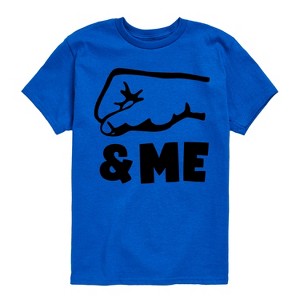 Boys' - Instant Message - Daddy And Me Fist Bump Short Sleeve Graphic T-Shirt - 1 of 4