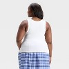 Women's Embroidered Tank Top - Universal Thread™ - 2 of 4