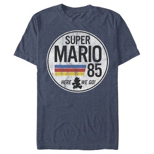 Men's Nintendo Super Mario Retro Rainbow Ring T-Shirt - 1 of 4