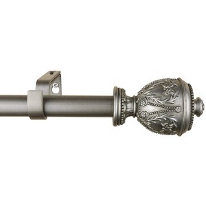 Urbanest 1-inch Diameter Grecian Urn Adjustable Single Drapery Curtain Rod - 1 of 3