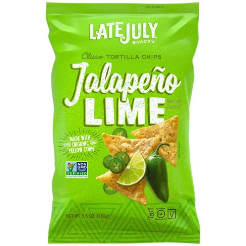 Late July Jalapeno Lime Tortilla Chips 5 5oz Target