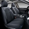 Coverado Car Seat Covers 5 Seats Faux Leather Seat Protectors - 2 of 4