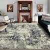 Washable Modern Abstract Area Rug, Non-Slip Foldable Ultra-Soft Low Pile Carpet for Living Room, Bedroom, Playroom - 3 of 4