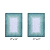 Torrent Collection 2 Piece 100% Soft Cotton Tufted Weave Bath Rug Set, Ombre Pattern, Super Soft & Absorbent, Machine Washable Bathroom Mats - 2 of 4