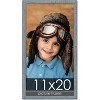 PosterPalooza | Textured Blue Picture Frame - UV Acrylic, Foam Board Backing, Hanging Hardware - 2 of 4