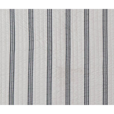 Black and White Microfiber Twin Quilt Set