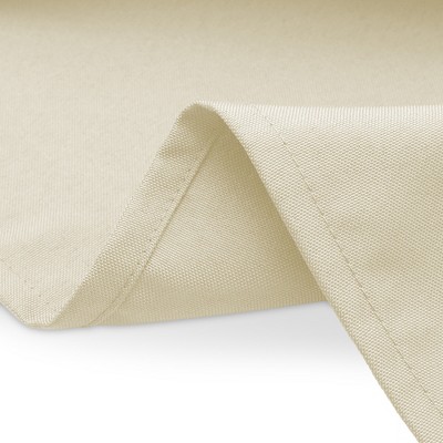Ivory 6-Foot Fitted Open Back Trade Show Tablecloth