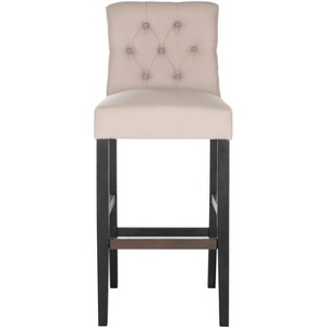 Tiffany Bar Stool - MCR4695A - Taupe/Artic Grey - Safavieh Couture - 1 of 4