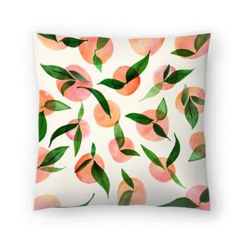 Summer Fruit Pattern By Modern Tropical Throw Pillow - Americanflat Botanical