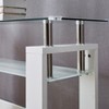 Grungis Console Table with Tempered Glass Top,Entryway Table with Storage Shelf,Console Table for Living Room - 2 of 4
