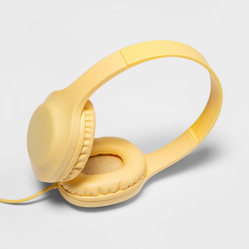 Wired On-Ear Headphones - heyday&#8482; Mist Yellow, 4 of 5