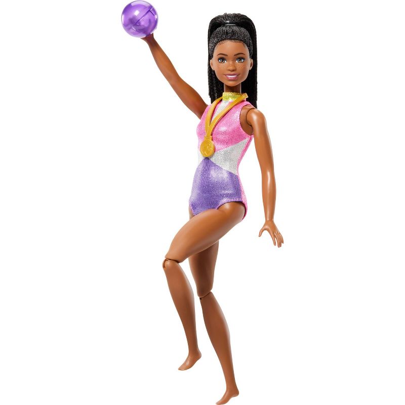 Barbie &#34;Brooklyn&#34; Gymnast Doll &#38; Playset with Fashion Doll, Puppy, Trampoline and Accessories (Target Exclusive), 5 of 6