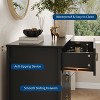 Bedroom Storage Cabinet with 5 Drawers, 32 Inch Wide Modern Chest of Drawers with Metal Handles and Wooden Drawers for Bedroom, Living Room, Hallway - 4 of 4