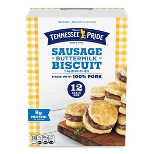 Tennessee Pride Sausage Buttermilk Frozen Biscuits - 12pk - 1 of 4