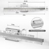 KAISITE 24inches Dimmable LED Bath Bar Black Bathroom Vanity Light - 4 of 4